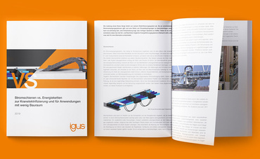 Chaînes porte-câbles contre rail conducteur