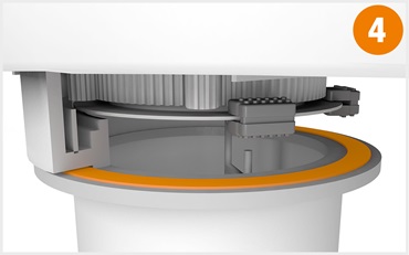 Plaques en iglidur dans l'azimut