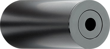 xiros guide roller in black for visible parts with fixed flange ball bearings