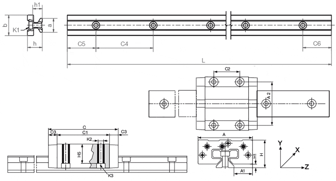 drylin® T system automatic drawing