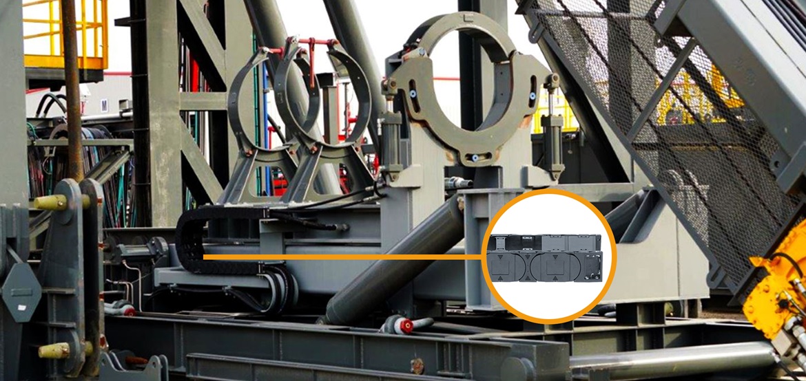 Grue BOP avec produits igus