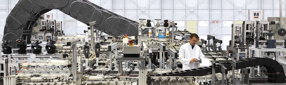 Laboratoire de test des systèmes de chaînes porte-câbles